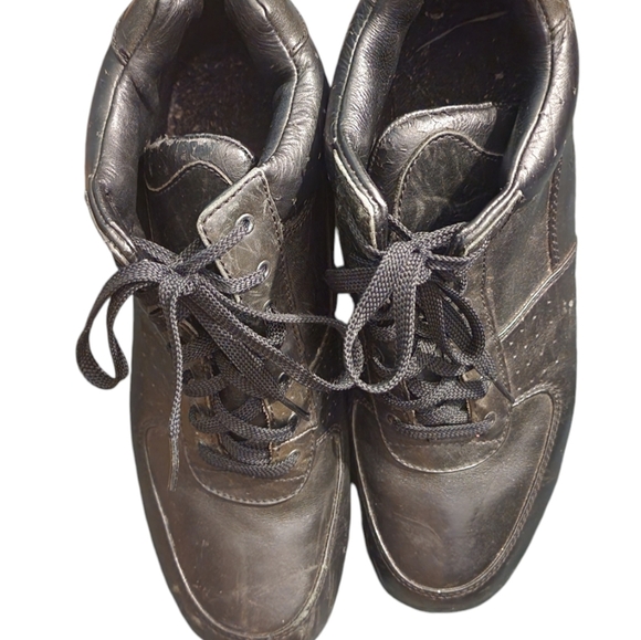 Nike Triple Black Air Max ACG Goadme Leather Shoe-Boots - Size 14 - Picture 2 of 8